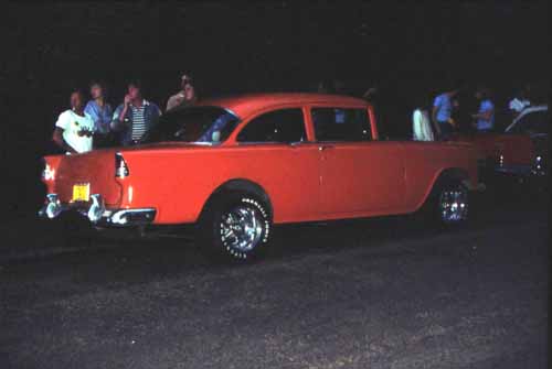 Orange 55 Chevy