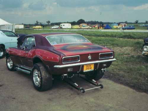 Blown camaro rear
