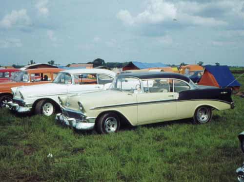 pair of 56 Chevy's