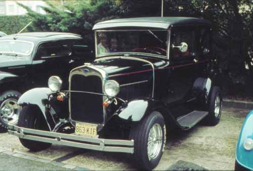 Black model A tudor