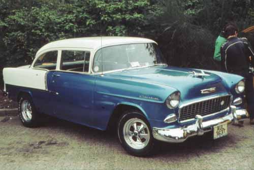 Blue and white 55