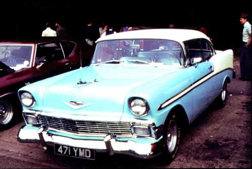 blue 56 Chevy
