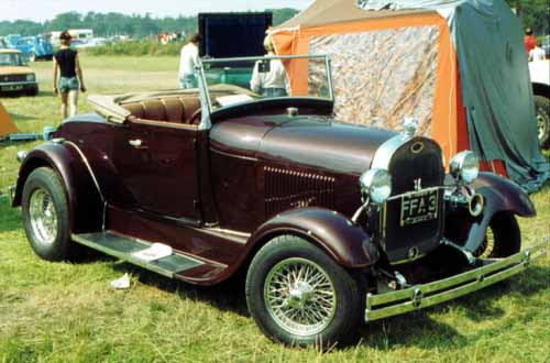 Brown Model A Ford