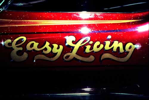 'Easy Livin' Vette mural