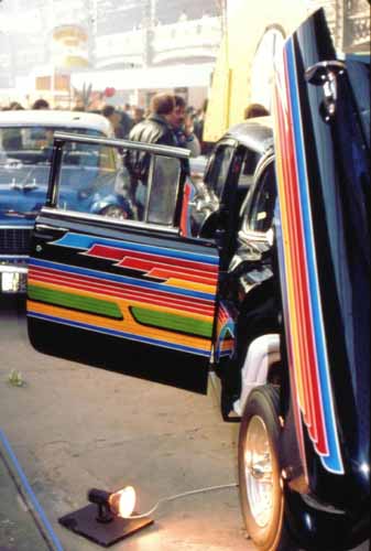 Graphics on 55 Chevy