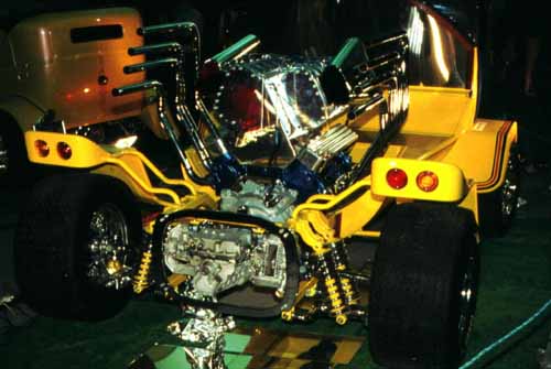 rear of Ray Christophers double blown heli-car