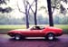 Red Mach I Mustang
