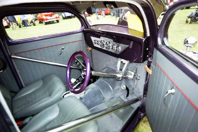 Chequered Pop interior