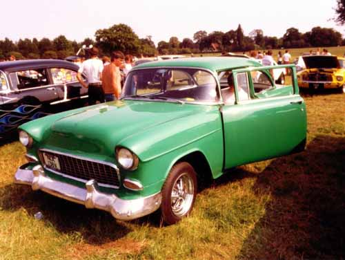 Green 55 Chevy